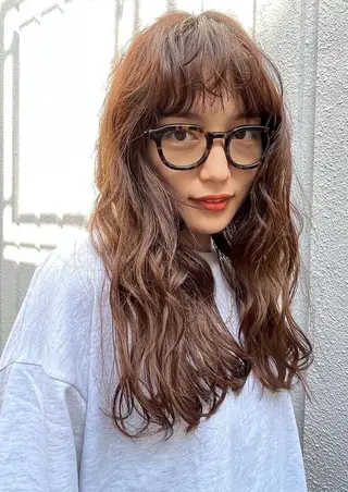 ミディアム カラー パーマ ヘアアレンジ 🌼似合わせのプロ 心斎橋/rena🌼のマツエク・マツパデザイン