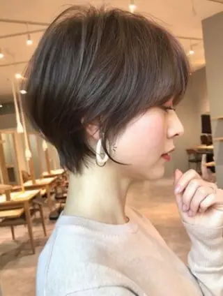 ショート 福本 可奈子のヘアスタイル