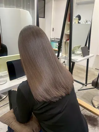 ロング パーマ 🍒モテ暖色カラー × うる艶✧ ゆなのヘアスタイル