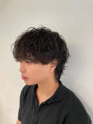 メンズ 三田 真穂のヘアスタイル