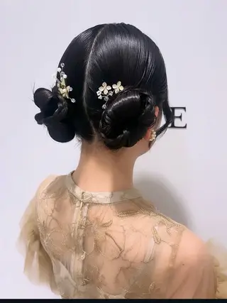 ヘアアレンジ ヘアセット/ミニボブ /レイヤー 山田寛菜のヘアスタイル