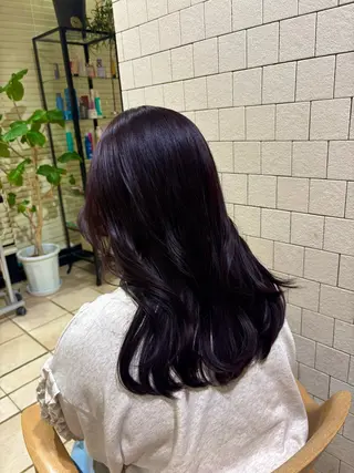 ロング カラー 倉木 優羽のヘアスタイル