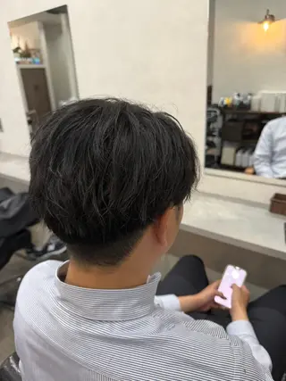パーマ メンズ 山田 聖也のヘアスタイル