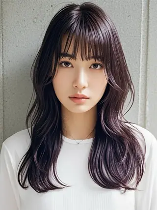 セミロング ウルフカット 811 大阪梅田 ウルフのヘアスタイル