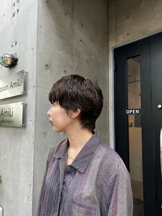 ショート パーマ AmiLi HONOKAのヘアスタイル