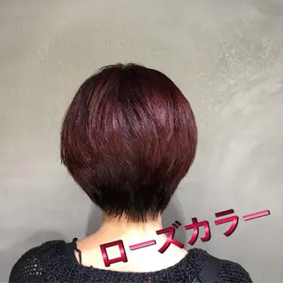 ショート カラー くまがい みゆ【edge.】のヘアスタイル