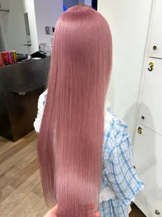ロング ブリーチ透明感カラー 🍀mizuki🍀のヘアスタイル