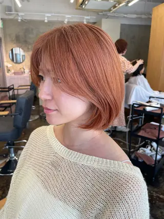 ショート カラー mito🌠似合わせ ヘア\パーマ⸝⸝꙳のヘアスタイル
