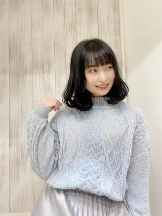 ミディアム 石沢 知康のヘアスタイル