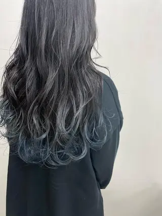 ロング カラー コレットヘアー 田中アヤノのヘアスタイル