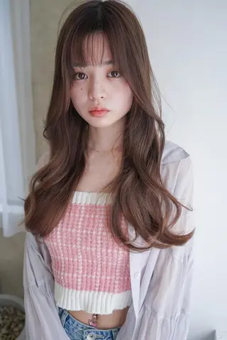 ロング ANGELICA 難波店のヘアスタイル