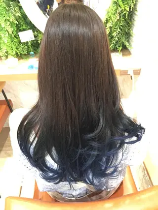 ロング カラー 赤髪 暖色カラー特化🔥のヘアスタイル