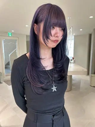 ロング カラー 海外レイヤー /NAGISAのヘアスタイル