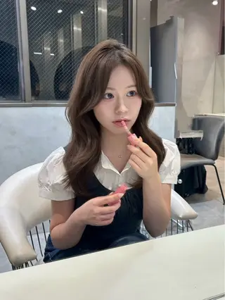 ロング ヘアアレンジ 大宮ブリーチ縮毛矯正 💖レイヤー櫻井のヘアスタイル