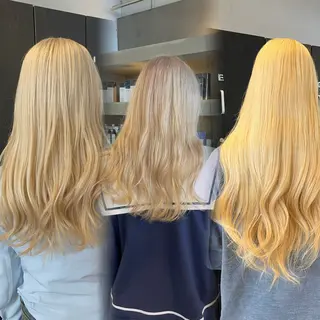 ロング 水戸/ブリーチカラー 中山りくのヘアスタイル
