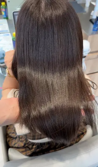 セミロング カラー 清水 翔太のヘアスタイル