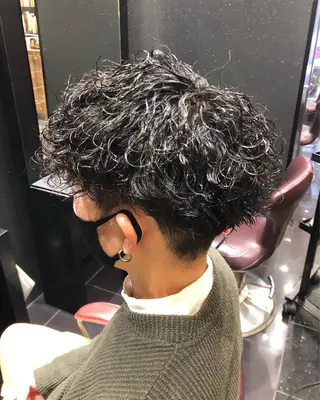 パーマ メンズ 木野 翔斗のヘアスタイル