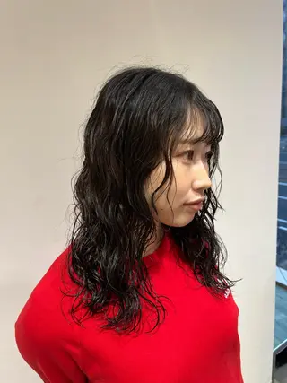 ロング CLIQUE　有木 七虹のヘアスタイル