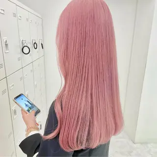 セミロング カラー 権田 能孝のヘアスタイル