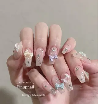 ネイル Lee Nails チップ長さだし専門店のネイルデザイン