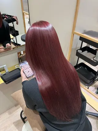 ロング 安達 祥生のヘアスタイル