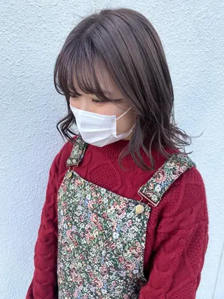 ミディアム YUIMARL岡山店 MIRAIのヘアスタイル