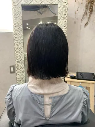 ミディアム giniro ホソミのヘアスタイル