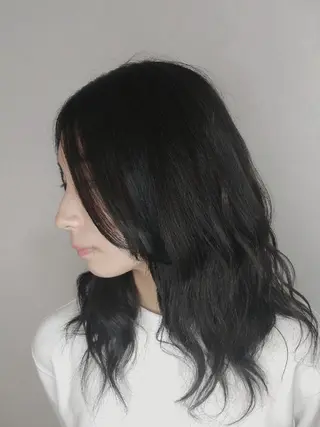 カラー セミロング Cecilhair 店長松本のヘアスタイル