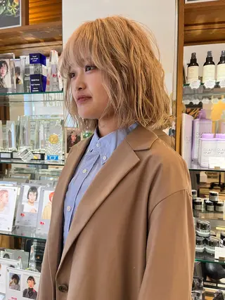 ショート カラー 河原林 拓己のヘアスタイル
