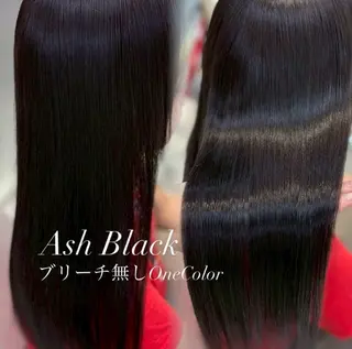 ロング カラー 齋藤 俊知のヘアスタイル