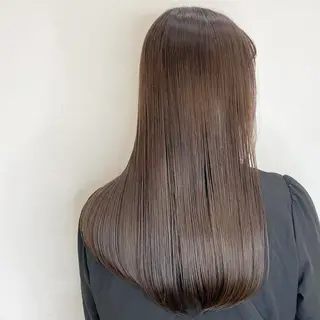 ロング カラー ダブルカラー/ 縮毛矯正🌼畔上のヘアスタイル
