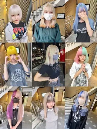 ミディアム カラー Selenehair 三条本店のヘアスタイル