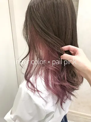 セミロング カラー 大平 美沙のヘアスタイル