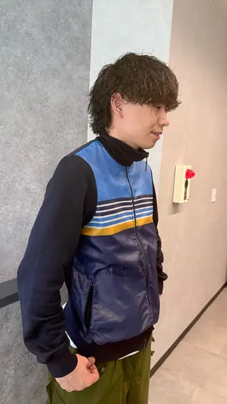 パーマ メンズ パーマスタイル特化◎ 永戸圭汰のヘアスタイル