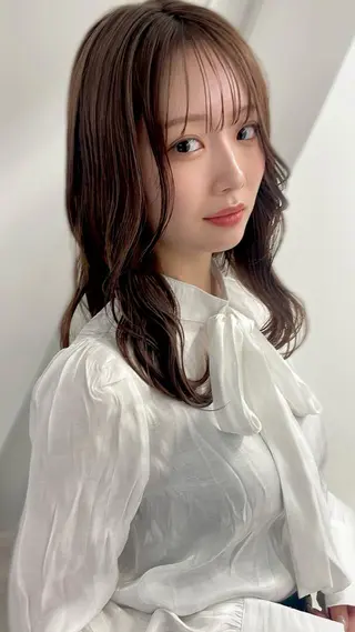 セミロング カラー 髪質改善カラー ショートボブ専門のヘアスタイル