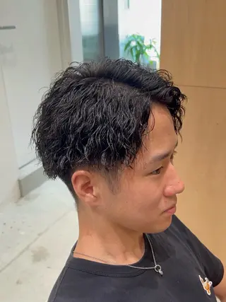 パーマ メンズ 🐲ツイスパ🐲 フェード/龍のヘアスタイル