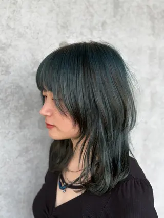 ミディアム カラー 🌙パーマ 照井🌙のヘアスタイル