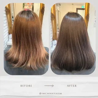 セミロング 錦糸町駅前サロン🎀 髪質改善千早のヘアスタイル