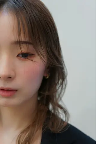 ミディアム カラー 髪質改善/透明感 松下喬亮のヘアスタイル