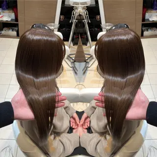 ロング バレイヤージュ ボブ🌈ナツヤのヘアスタイル
