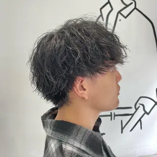 ショート パーマ メンズ メンズ特化美容師/ 藤戸 椋のヘアスタイル