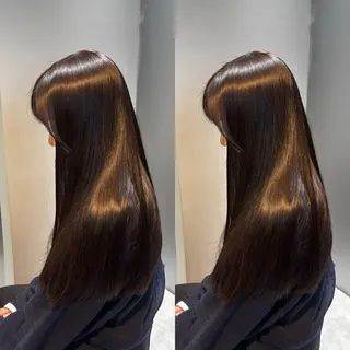 ロング 今話題の艶髪矯正 美艶カラー/FUKAのヘアスタイル