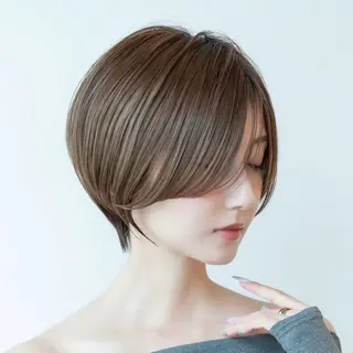 ショート カラー 田中航平/渋谷ボブ/ レイヤーボブのヘアスタイル