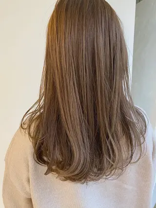 セミロング カラー 千村 亮のヘアスタイル