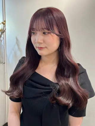 ロング カラー ヘアアレンジ 🫧透明感カラー/ ナルハ🫧のヘアスタイル