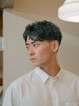 ショート カラー パーマ メンズ 🔗メンズサロン🔗 Kieのヘアスタイル