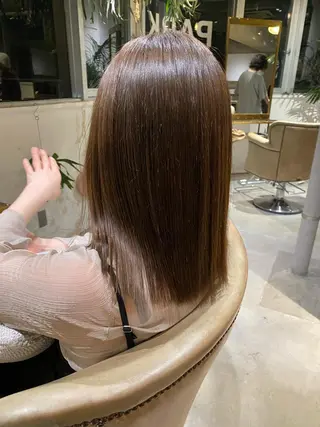 ミディアム カラー 聖 来のヘアスタイル