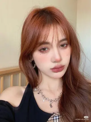 ロング 韓国✖️網紅🖤 パーマYURIYAのヘアスタイル