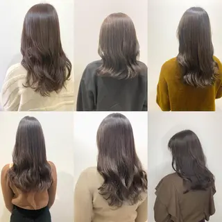 ロング カラー 韓国レイヤー/顔周り 美髪矯正 KAITOのヘアスタイル