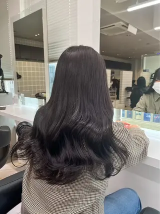 ロング カラー トレンド韓国ヘアー♡ 横浜美容室♡のヘアスタイル